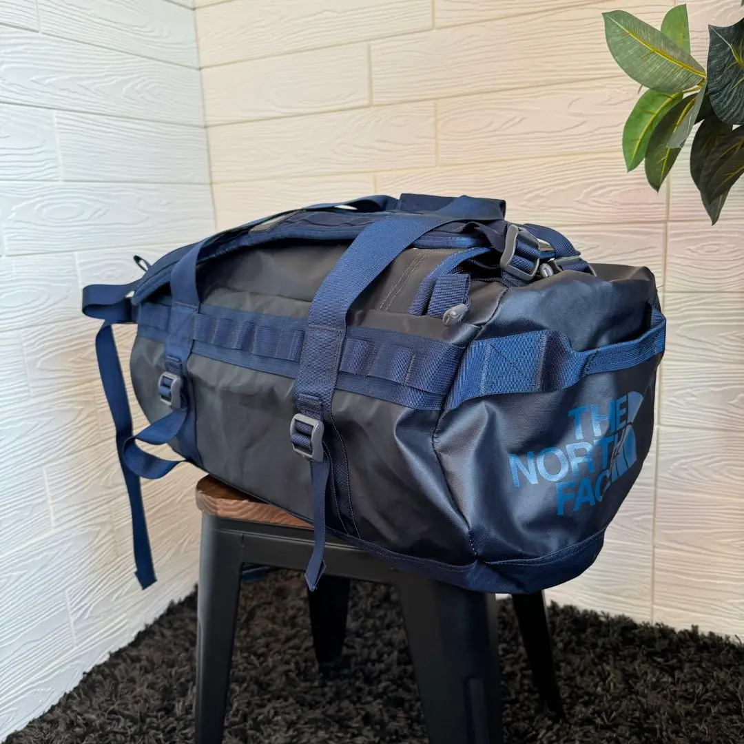 【美品】THE NORTH FACE ボストンバッグ ブルー Amazon | THE NORTH FACE ベースキャンプダッフル-S, スチール