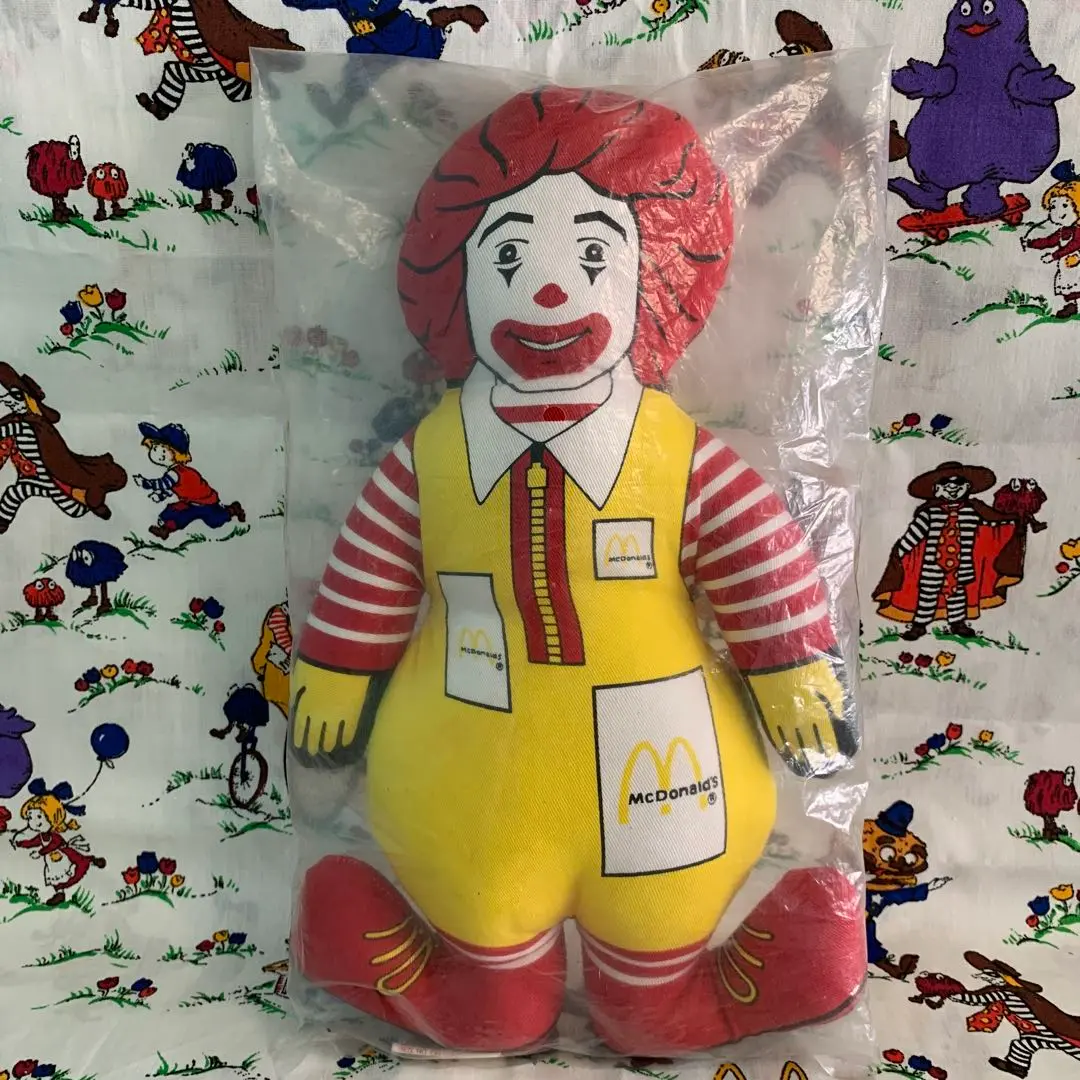 フランス マクドナルド ハンバーグラー ぬいぐるみ ヴィンテージ