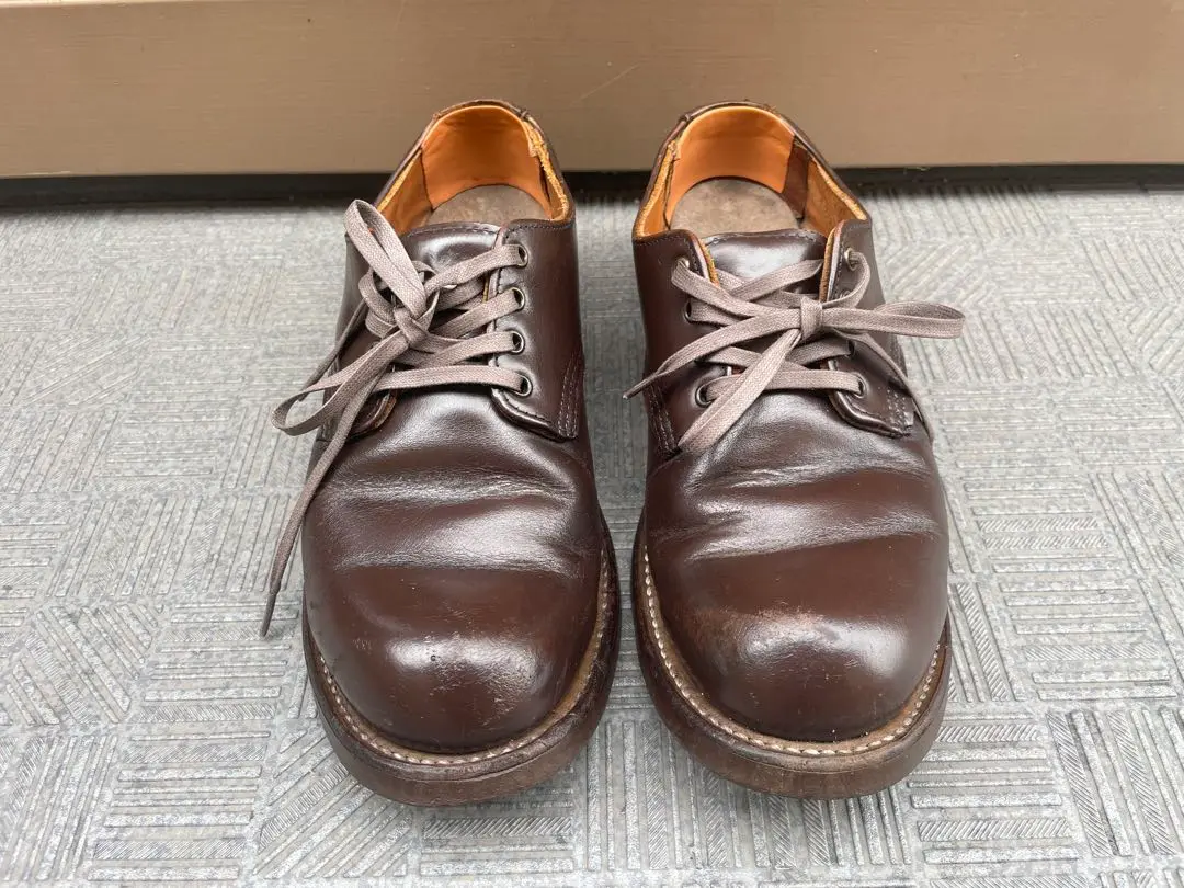 RED WING ワークオックスフォード 8100 ネイビー 9D 美品 13年】レッドウィング 8100 オックスフォード