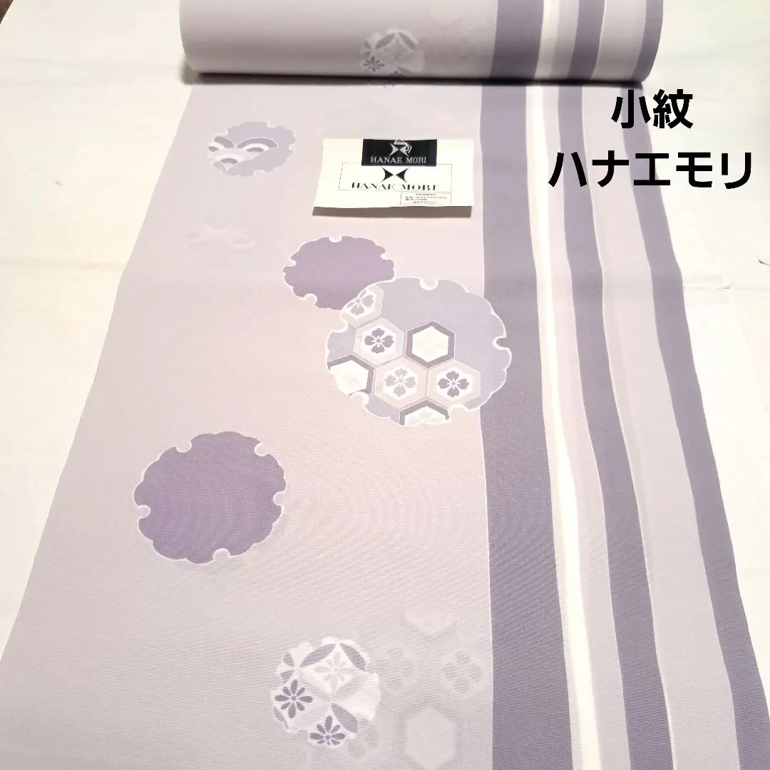 No.3615 小紋 洗える着物　ハナエモリ 反物 着物　未仕立 新品未使用 2025年最新】森英恵 レディース 着物の人気アイテム - メルカリ