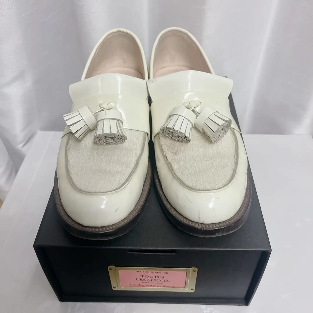 【新品】 希少 Maison de Reefur メゾンドリーファー　ローファー Maison de Reefur（ローファー/革靴）のフリマアイテム一覧