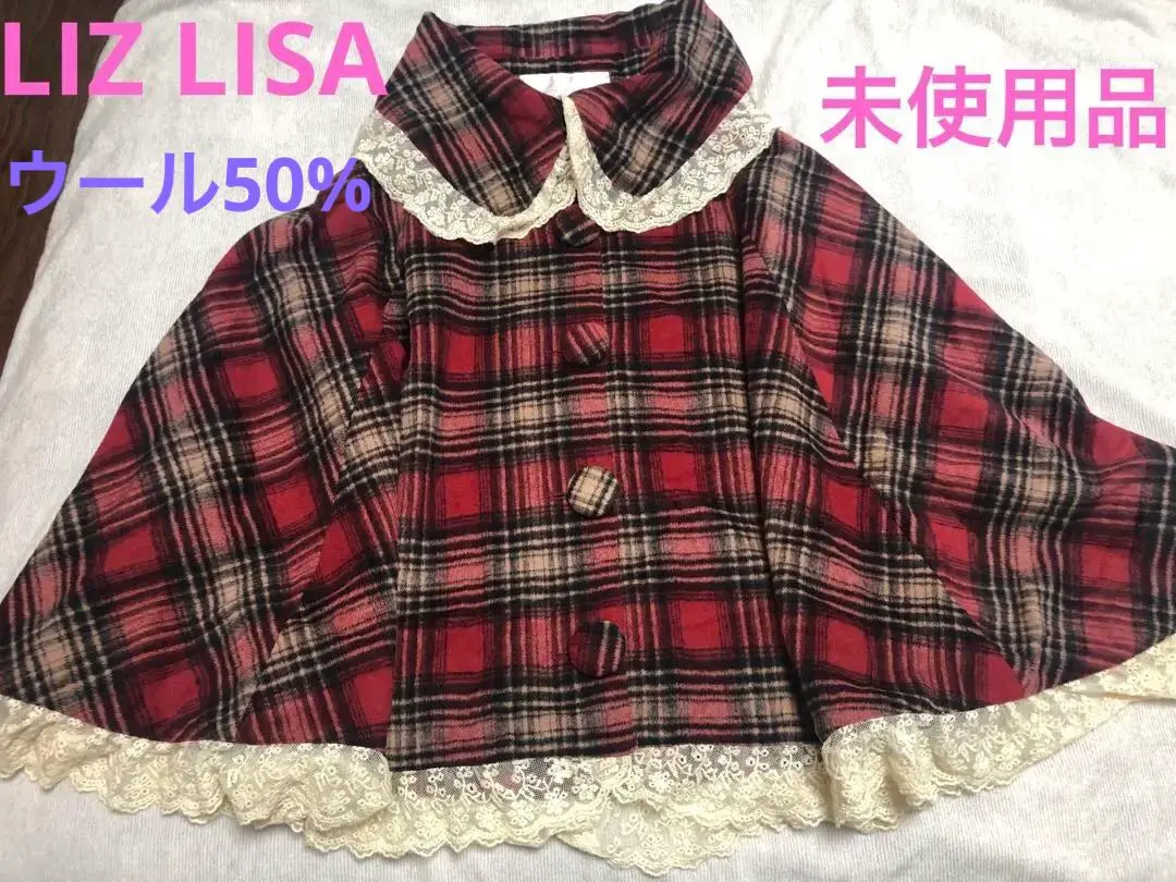 新品 未使用 訳あり♥リズリサ LIZ LISA 薔薇柄 ポンチョ