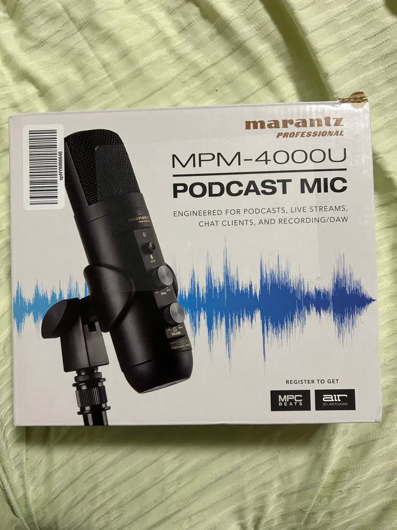 marantz MPM-4000U USBマイク ポップフィルター付 Marantz MPM-4000U コンデンサーマイク Podcastマイク 動画配信