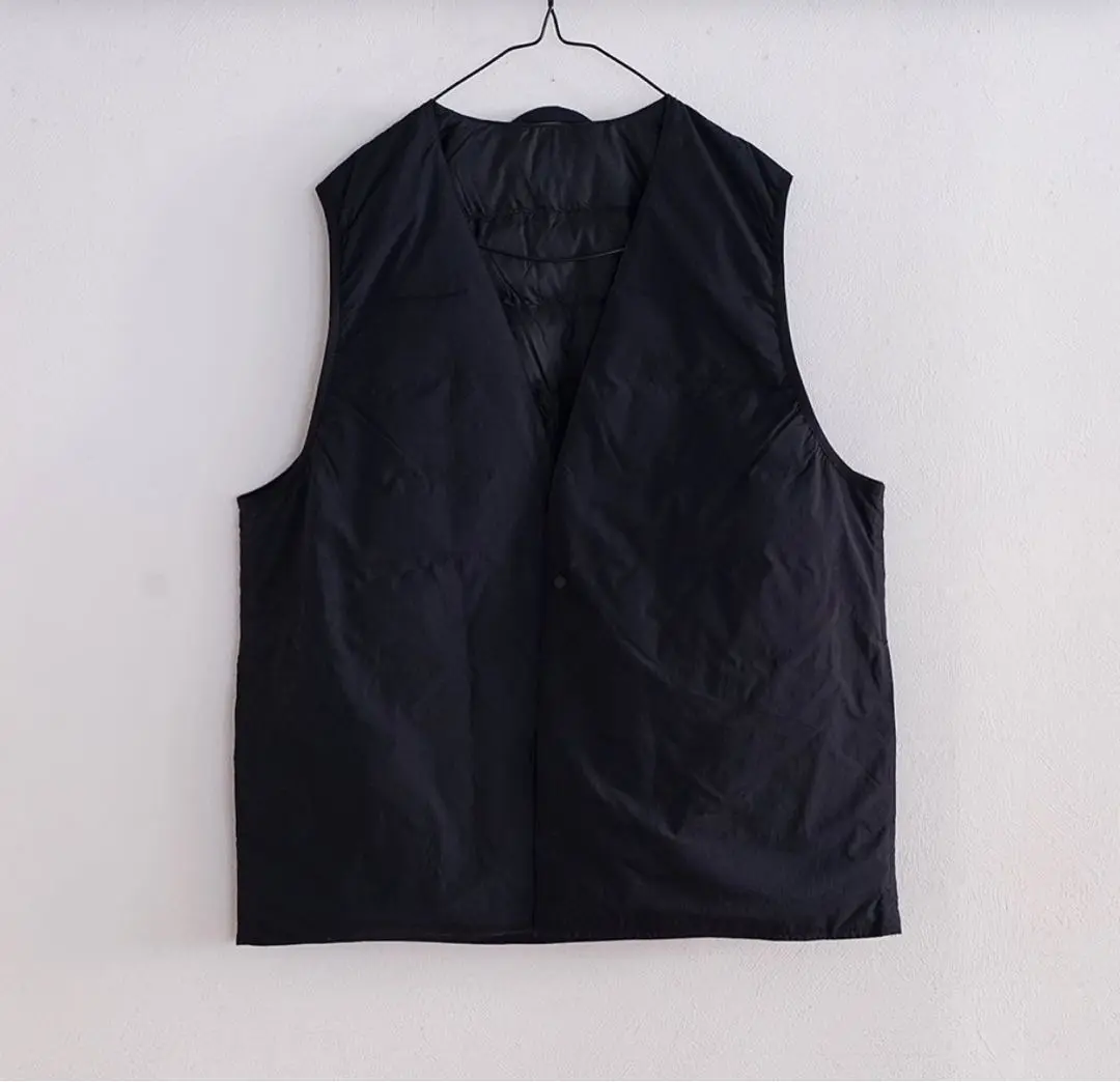 無印良品 MUJILABO ダウンベスト ムジラボ 青山】MUJI Labo 撥水ポケッタブルリバーシブルダウンベスト