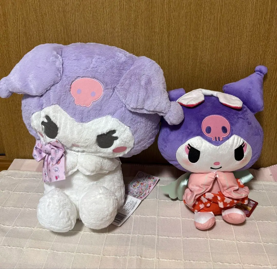 Thumbnail of Cute My Melody Kuromi Plush Doll Set (Large & Medium) ⭐︎ With Tags