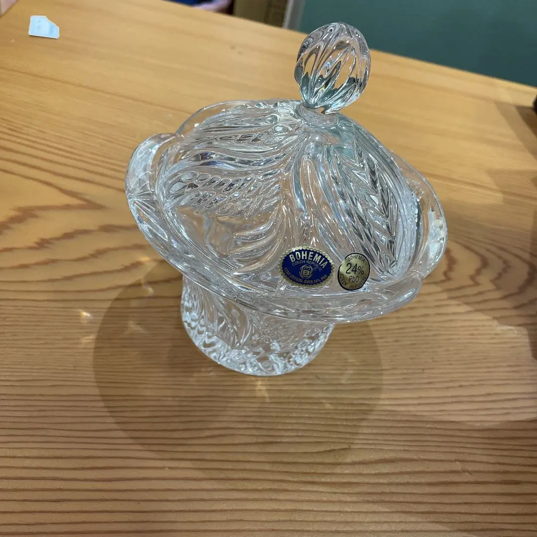 【未使用品】ボヘミアンガラス カットガラス ３点セット 花びん キャンディポット 2025年最新】ボヘミアキャンディポットの人気アイテム - メルカリ