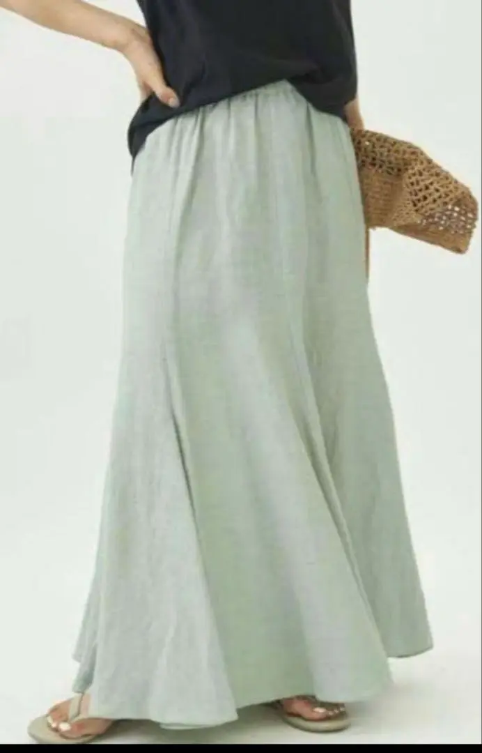 Plage プラージュ◆24SS glaceflare スカート 白38 plage（プラージュ）の「glace flare スカート◇（スカート