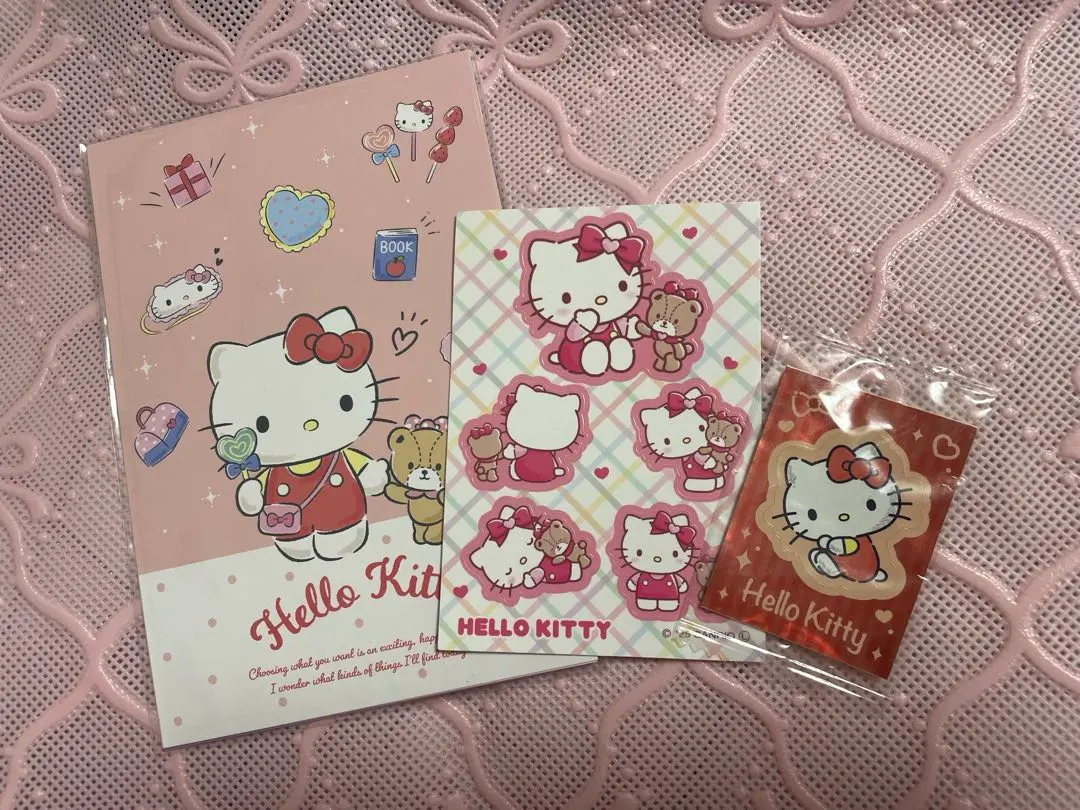 Thumbnail of Hello Kitty Postcard Sticker Set