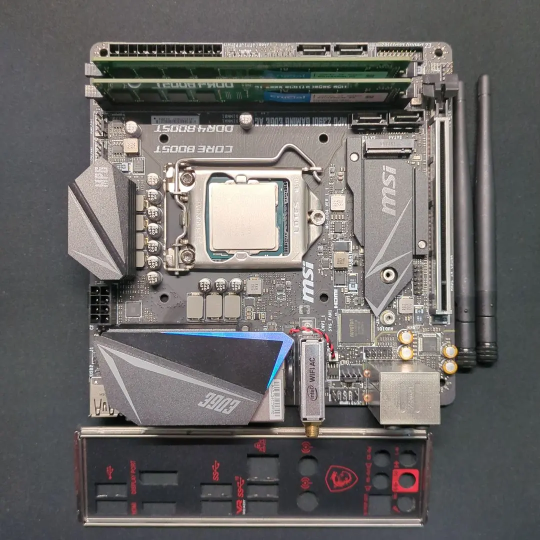 CPUマザーメモリセット corei5 9400F MSI MPG Z390I Amazon | MSI MPG Z390IゲームエッジAC LGA1151（Intel 8th