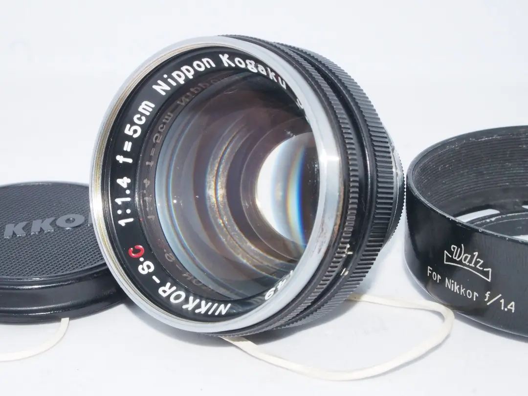 ★極上・希少★ニコン NIKKOR S C 5cm f1.4 black 黒帯 ☆極上・希少☆ニコン NIKKOR S C 5cm f1.4 black 黒帯