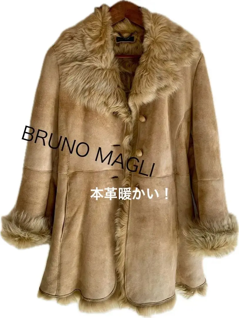 BRUNO MAGLI ブルーノマリ✳︎本革ムートンコート 美品 m39858522502_1.jpg?1739581452