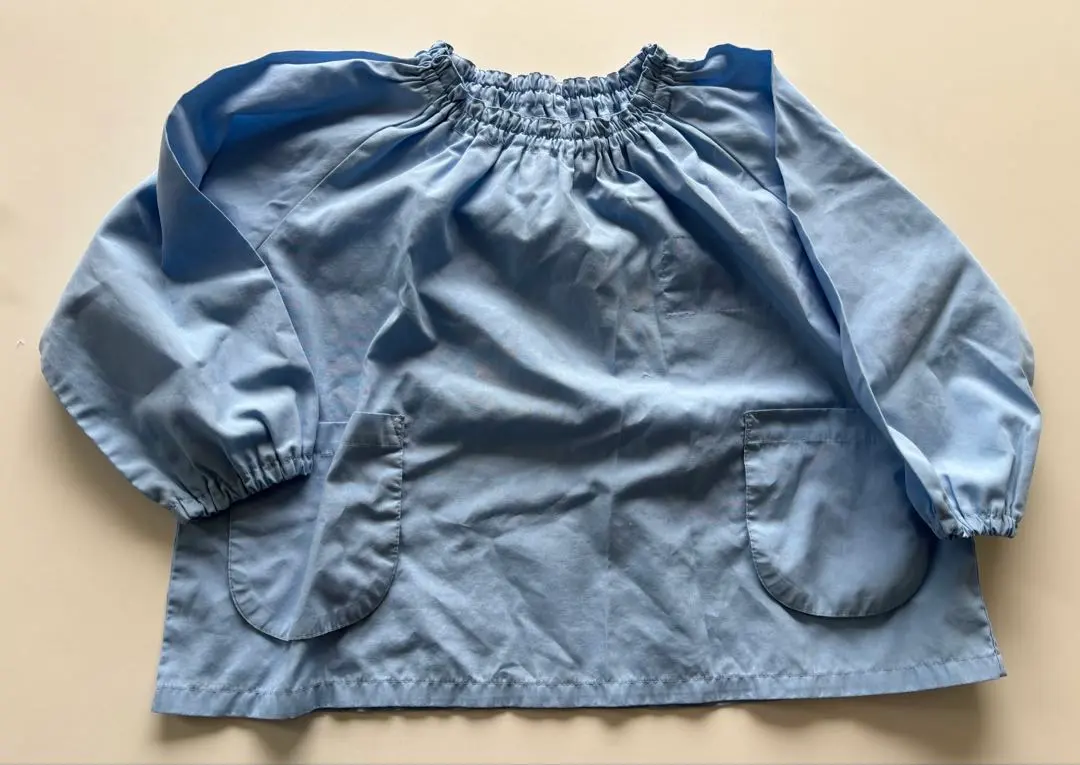 Thumbnail of Seaquikids Light Blue Long Sleeve Smock 100 Kindergarten/Nursery School