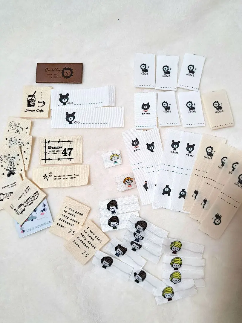 手作標籤、姓名標籤、批量出售 的縮圖