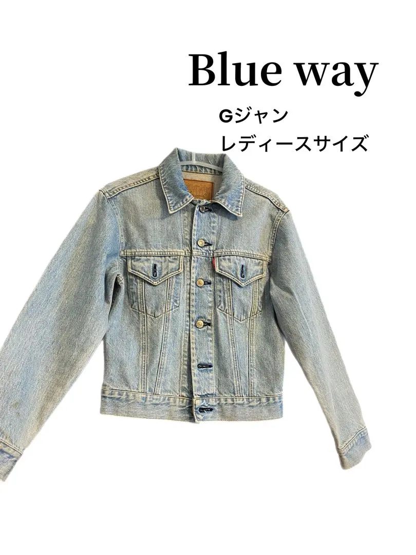 【BLUE WAY】ブルーウェイ デニムジャケット Gジャン 【レディース Ｌ】 2025年最新】ブルーウェイ レディース Gジャン・デニム