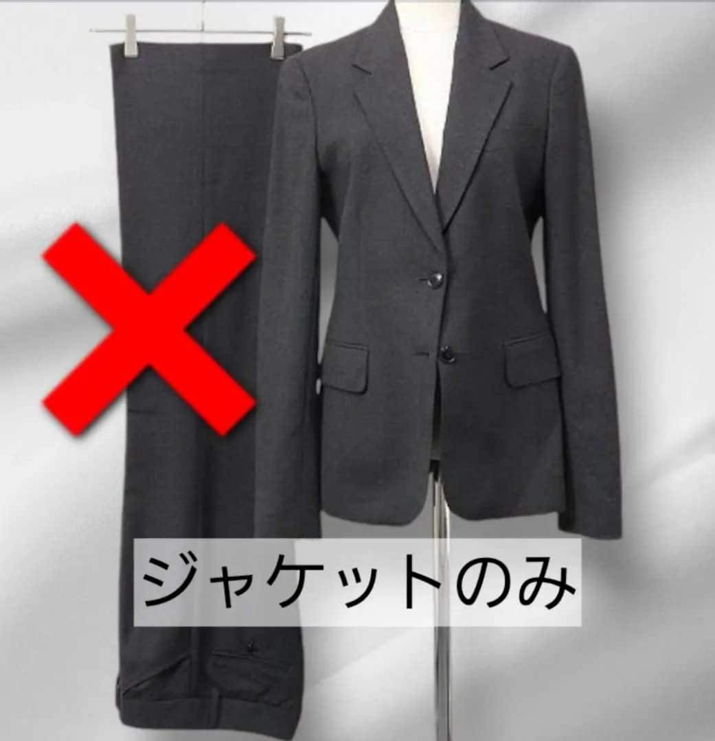極美品✨Theory　セオリー　パンツスーツ　ジャケット　セットアップ　グレー 2025年最新】Theory luxe カラー：グレイ系 パンツスーツ上下の