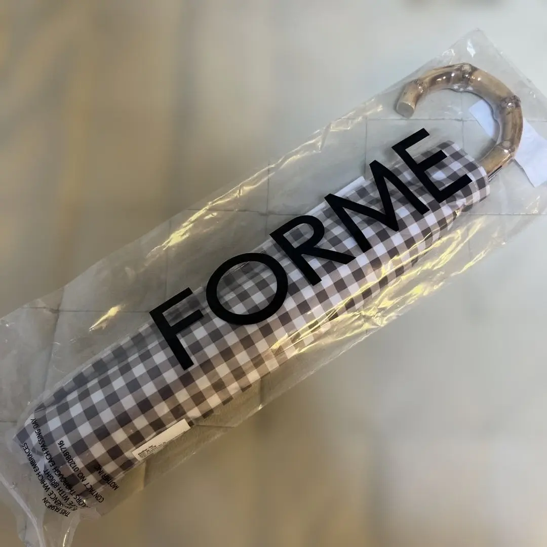 forme 傘 日傘 2025 mother ストライプ FORME 東原亜希 マザー forme / ストライプ 日傘 折りたたみ式