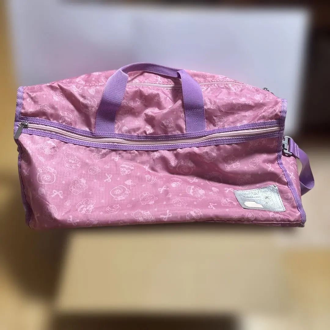 Thumbnail of Pink Rilakkuma Pattern Boston Bag