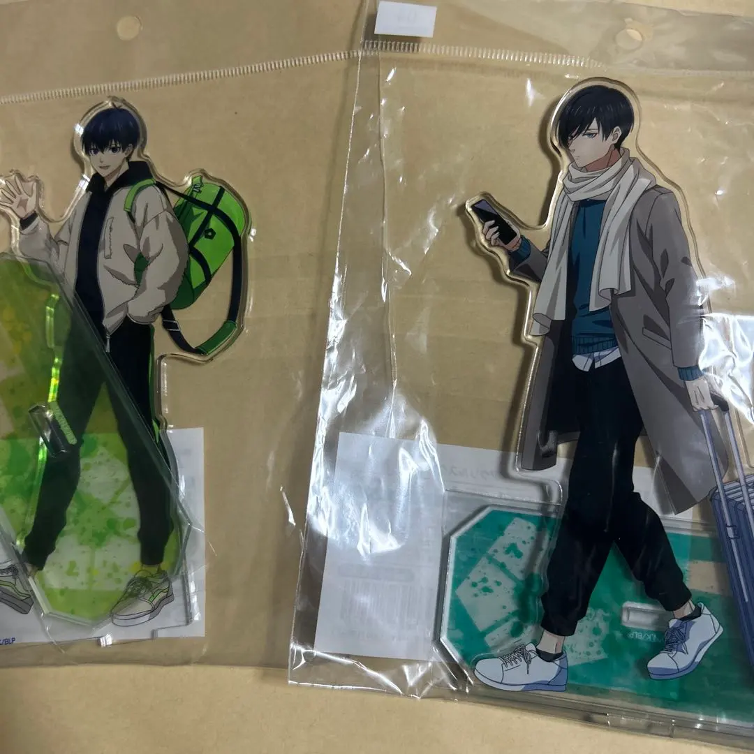 Thumbnail of Blue Lock Yoichi Isagi Narita Anime Deck Acrylic Stand featuring Yoichi Isagi and Rin Itoshi