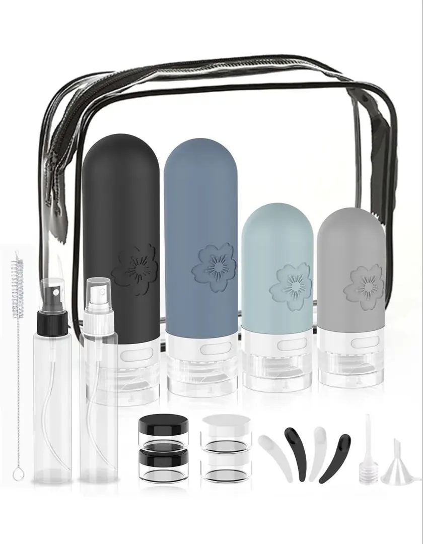 Thumbnail of Travel Cosmetic Set Silicone Bottles