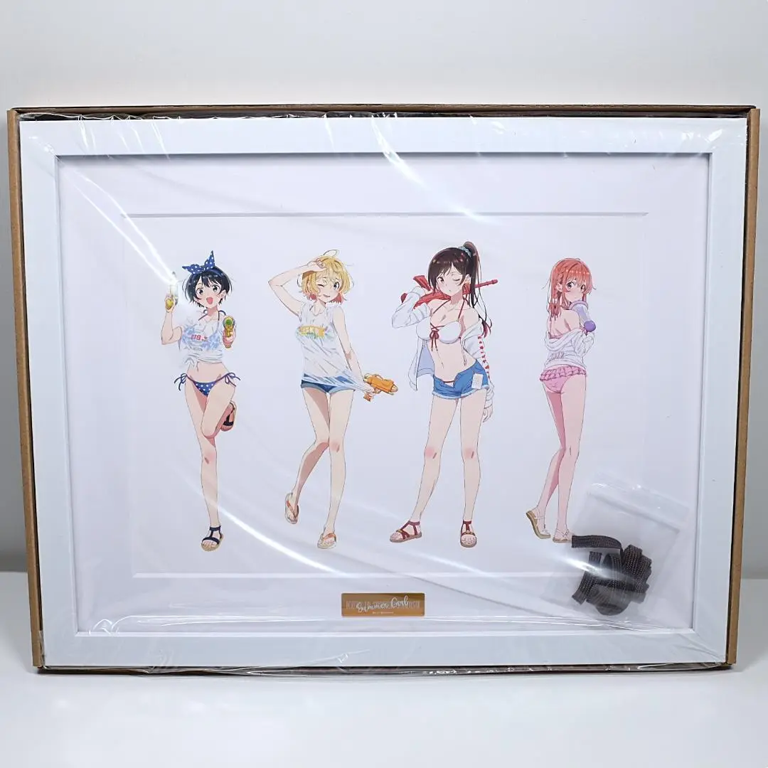 コレクター必見!!【１点限り❢】彼女、お借りします　直筆サイン入り複製原画 直筆サイン 宮島礼吏 彼女 お借りします 複製原画 レンカノ