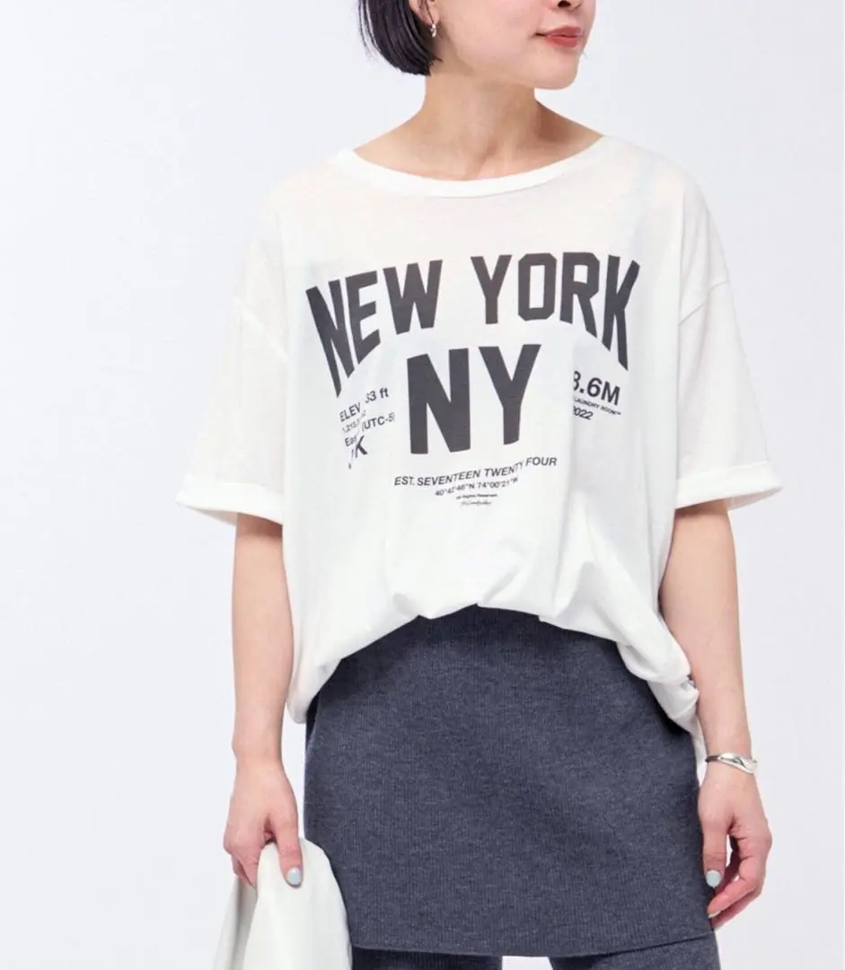 2025年最新】AP STUDIO カラー：ホワイト系 半袖(Tシャツ)の人気
