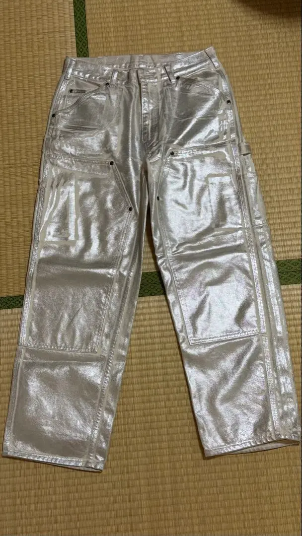 supreme × mm6 ダブルニー Supreme MM6 Maison Margiela Foil Double Knee Painter Pant