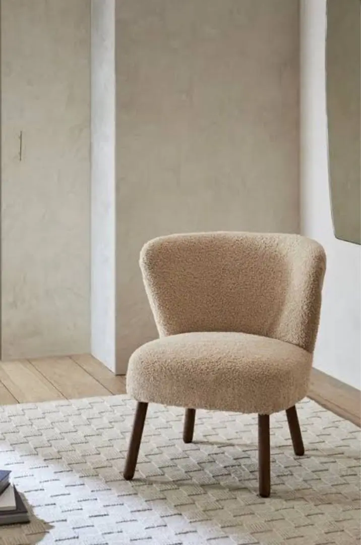 ZARA HOME チーク＆ラタン アームチェア　ラウンジチェア ラウンジチェア チーク＆ラタンアームチェア （zara home