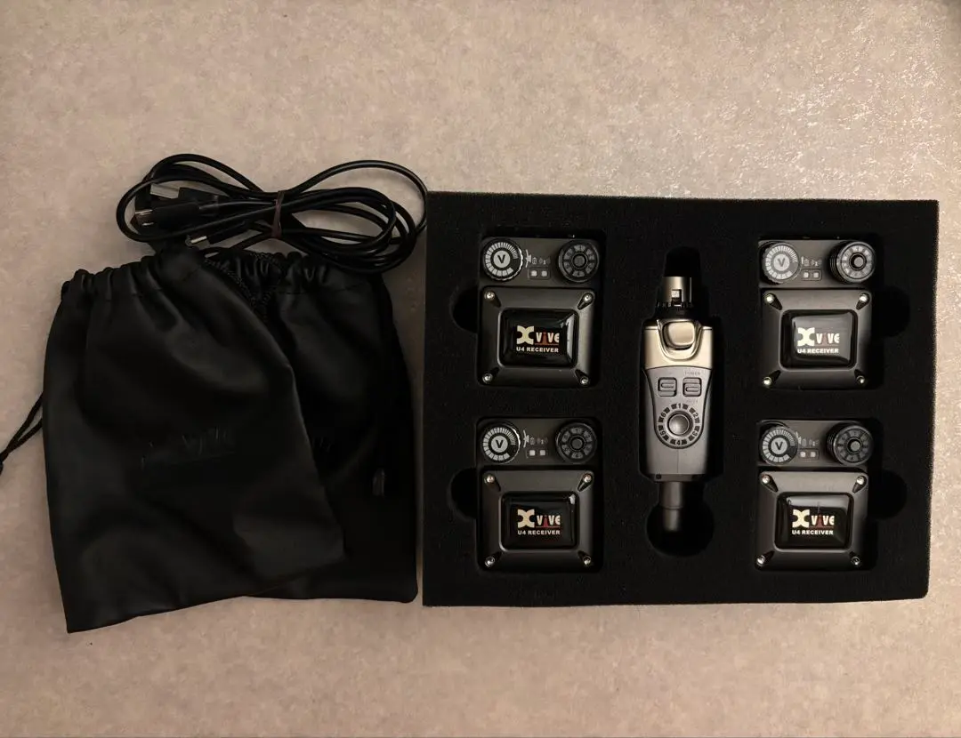 美品　Xvive U4 お得なセット Xvive U4 [XV-U4] IN-EAR MONITOR Wireless System ｜イケベ楽器