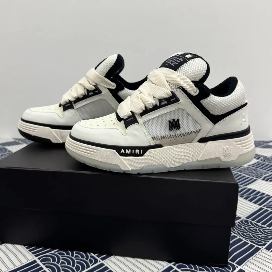 【AMIRI】アミリ バーシティ スケルトップ ロー スニーカー 完売必至♪AMIRI♪