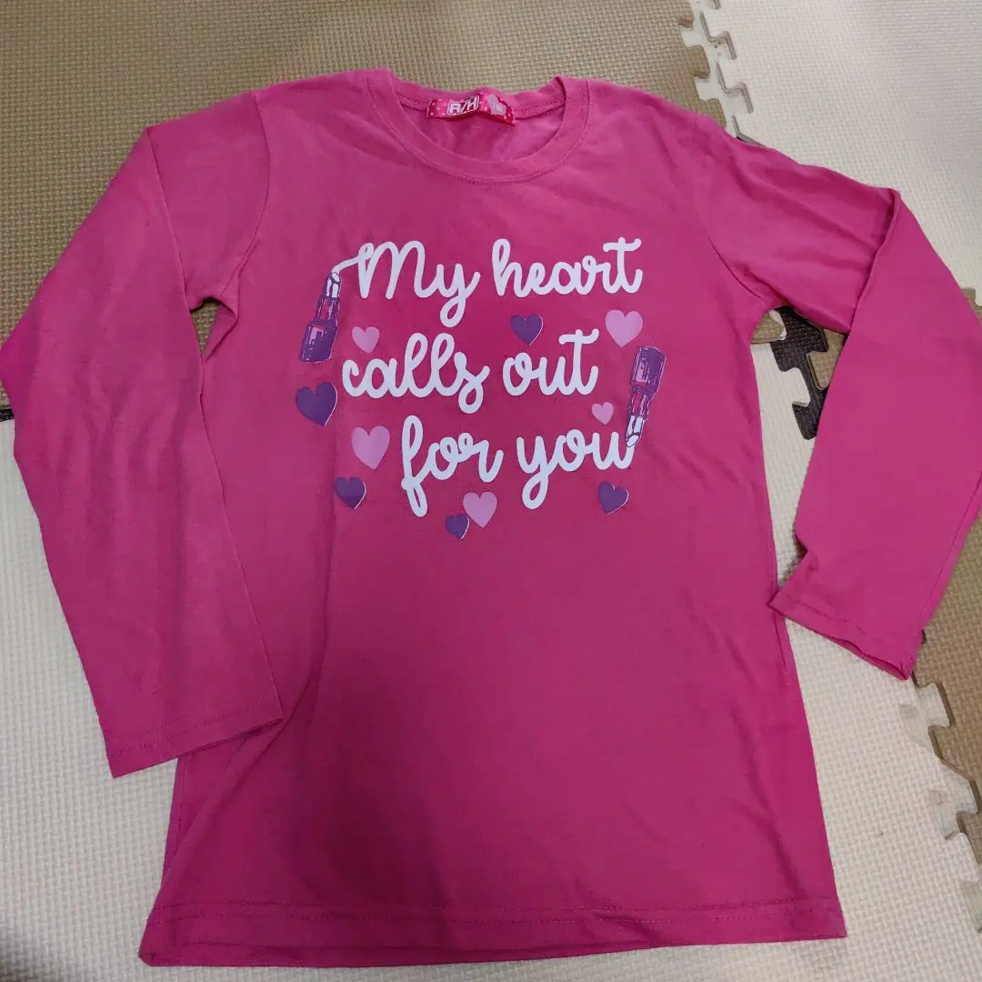 Thumbnail of R/H Pink Long Sleeve Cut-and-Sewn Shirt 150