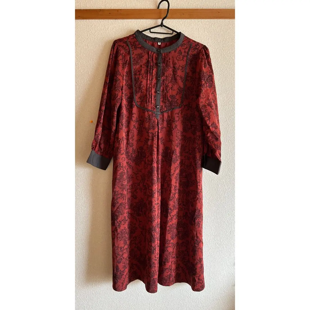 Thumbnail of Belluna Pintuck Dress M Vintage Pattern Relaxed Skirt