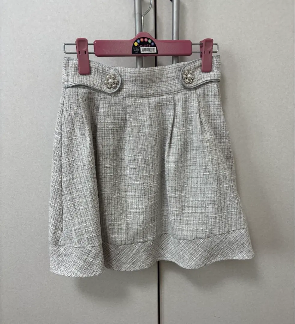 evelyn 迷你裙 冰灰色 的縮圖