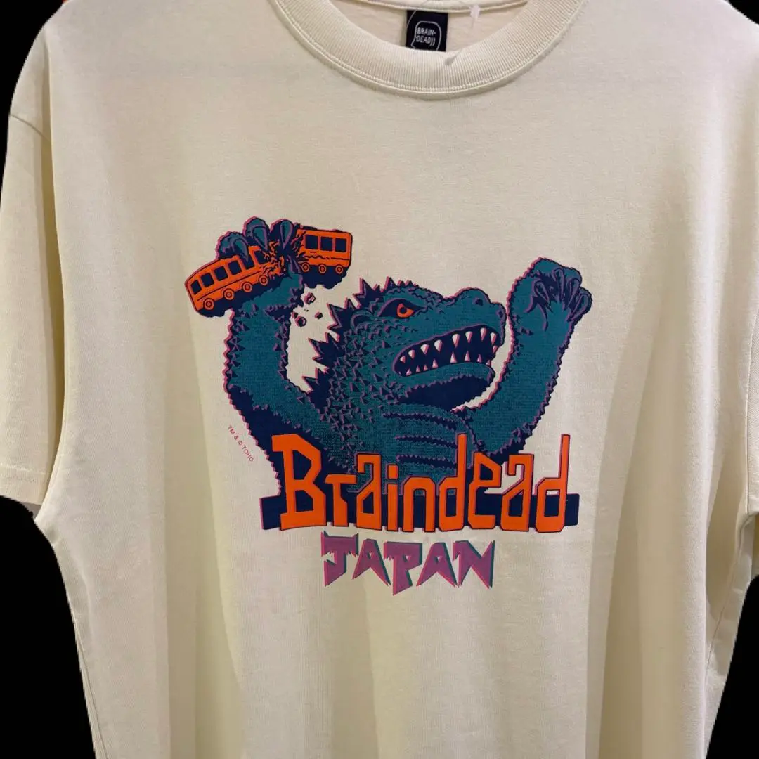 Brain Dead GODZILLA サルジルシ ゴジラ braindead BRAIN DEAD + GODZILLA “1964” GLOW IN THE DARK VER