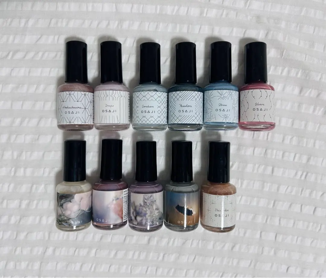 美品】オサジ ネイルセット（11本）
