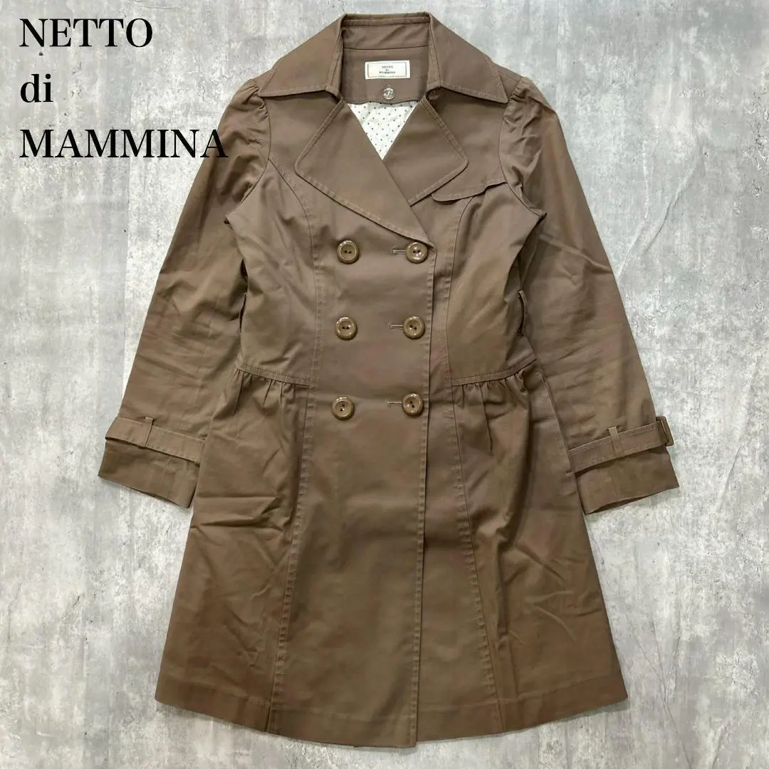 Thumbnail of Net de Mammina [M] Trench Coat A-line Double Breasted Removable Liner