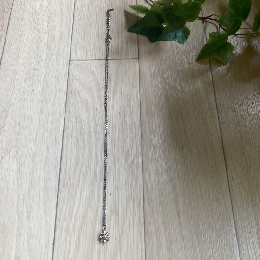 Thumbnail of Used flower motif pearl necklace