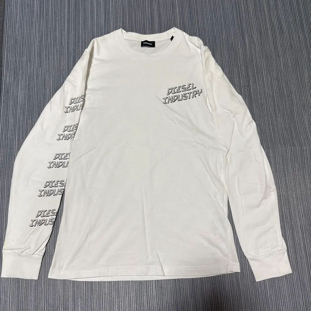 Thumbnail of DIESEL Long Sleeve Cut-and-Sew Top, White