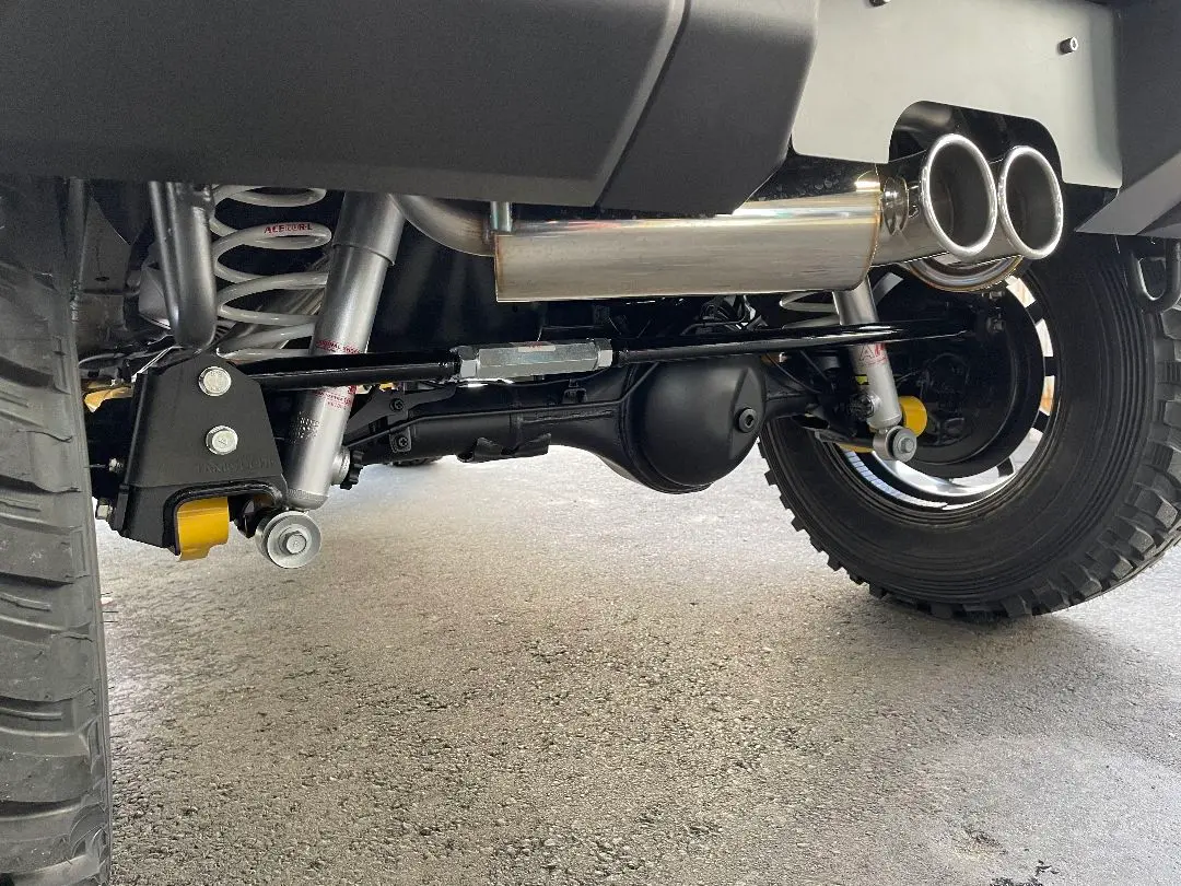 茂木智史様専用！JB64用センターW出しマフラー 5次元製 車検対応