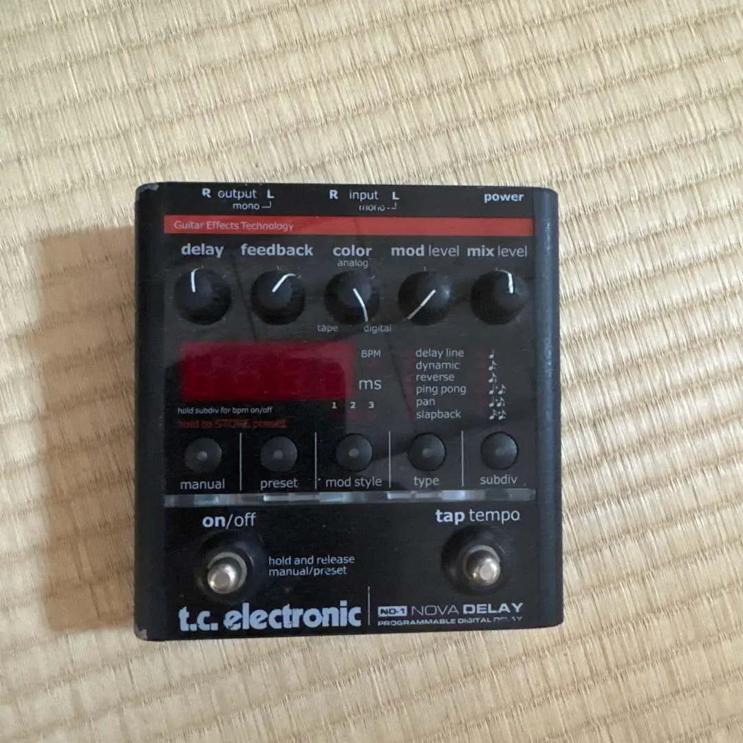 機材整理祭！その48 tc electronic ND-1 NOVA DELAY Amazon.com: TC Electronic ND-1 Nova Delay Guitar Pedal