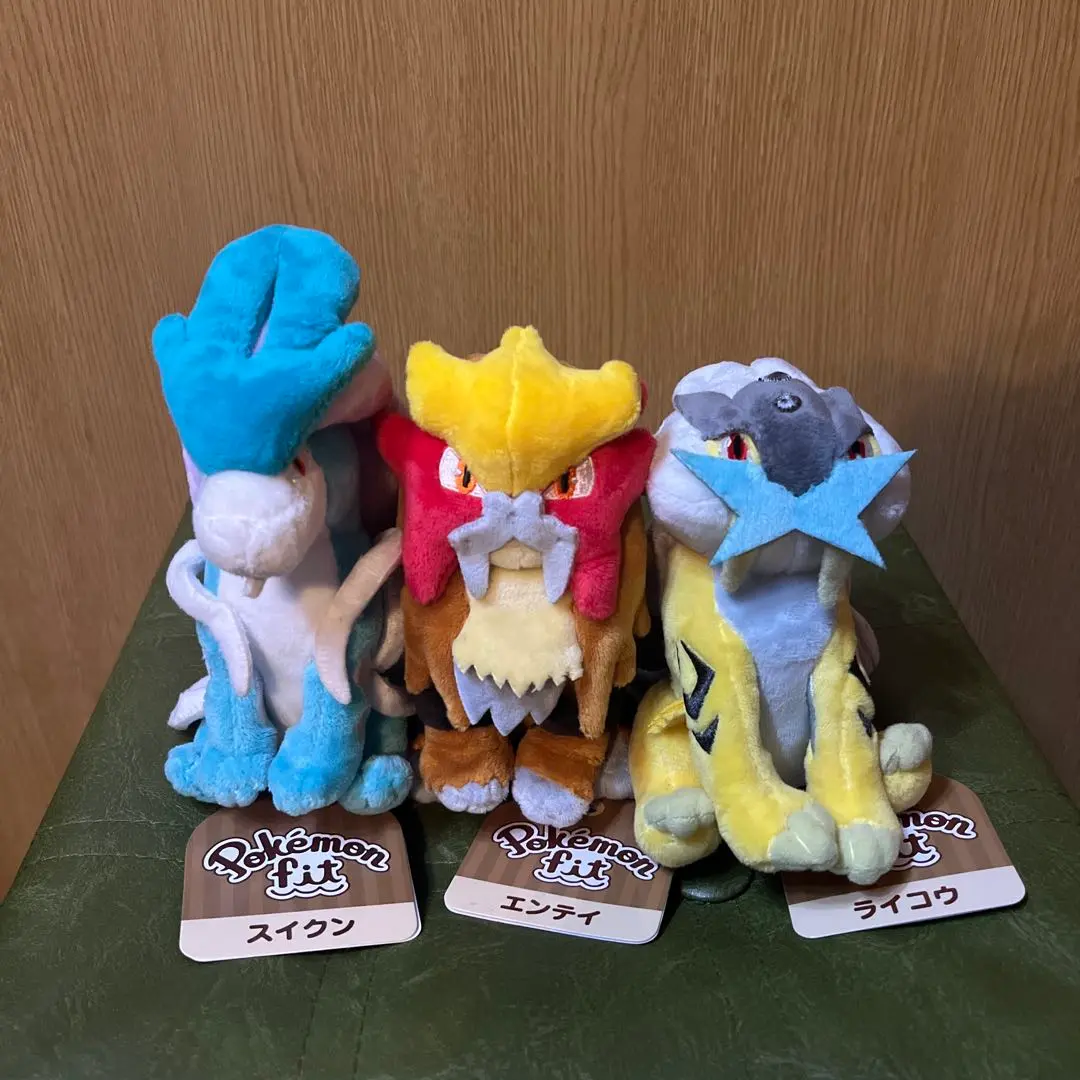 ポケモンセンター ポケモン ぬいぐるみ fit スイクン エンテイ