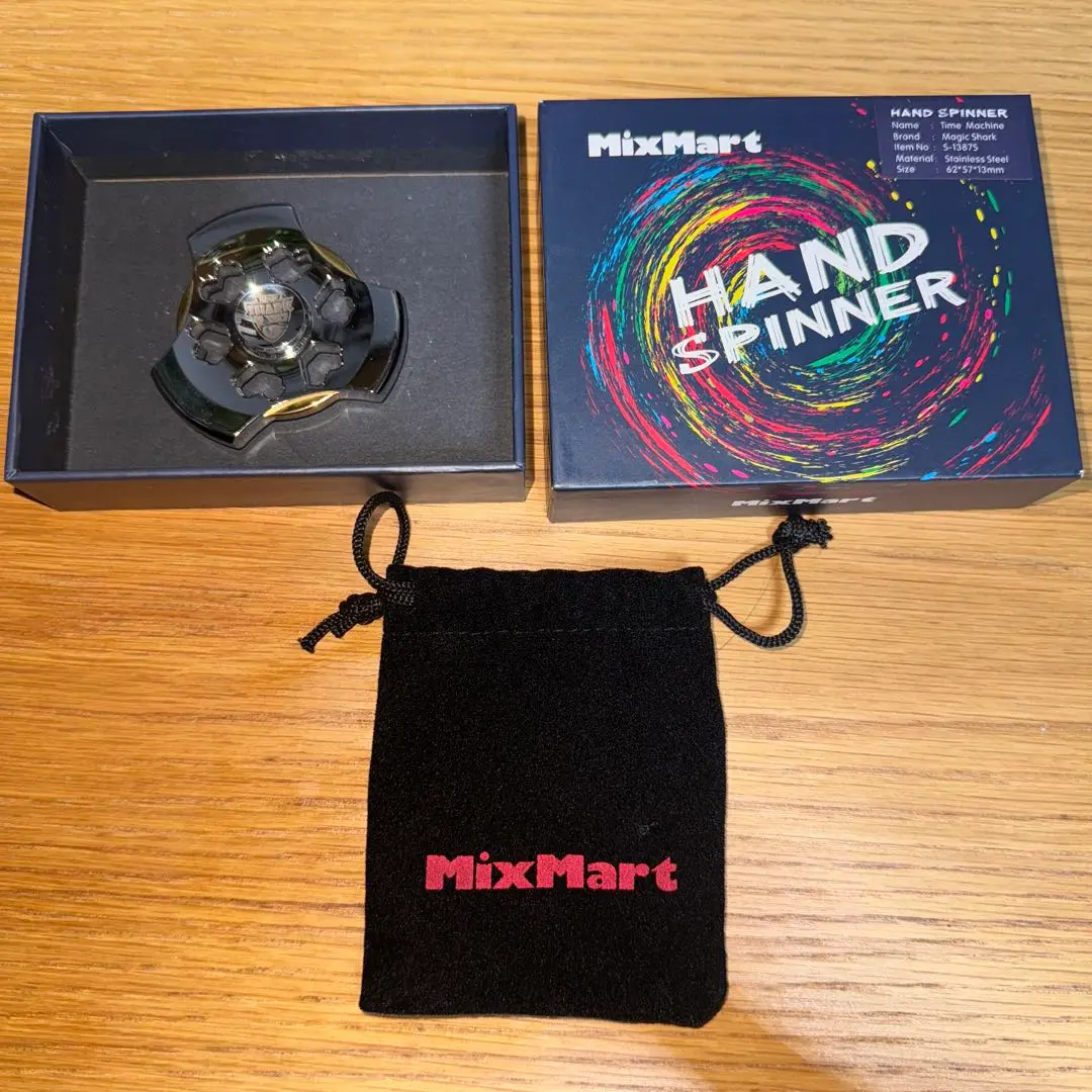 MixMart ハンドスピナー ステンレススチール 66×66×13mm MixMart ハンドスピナー ステンレススチール 66×66×13mm - メルカリ