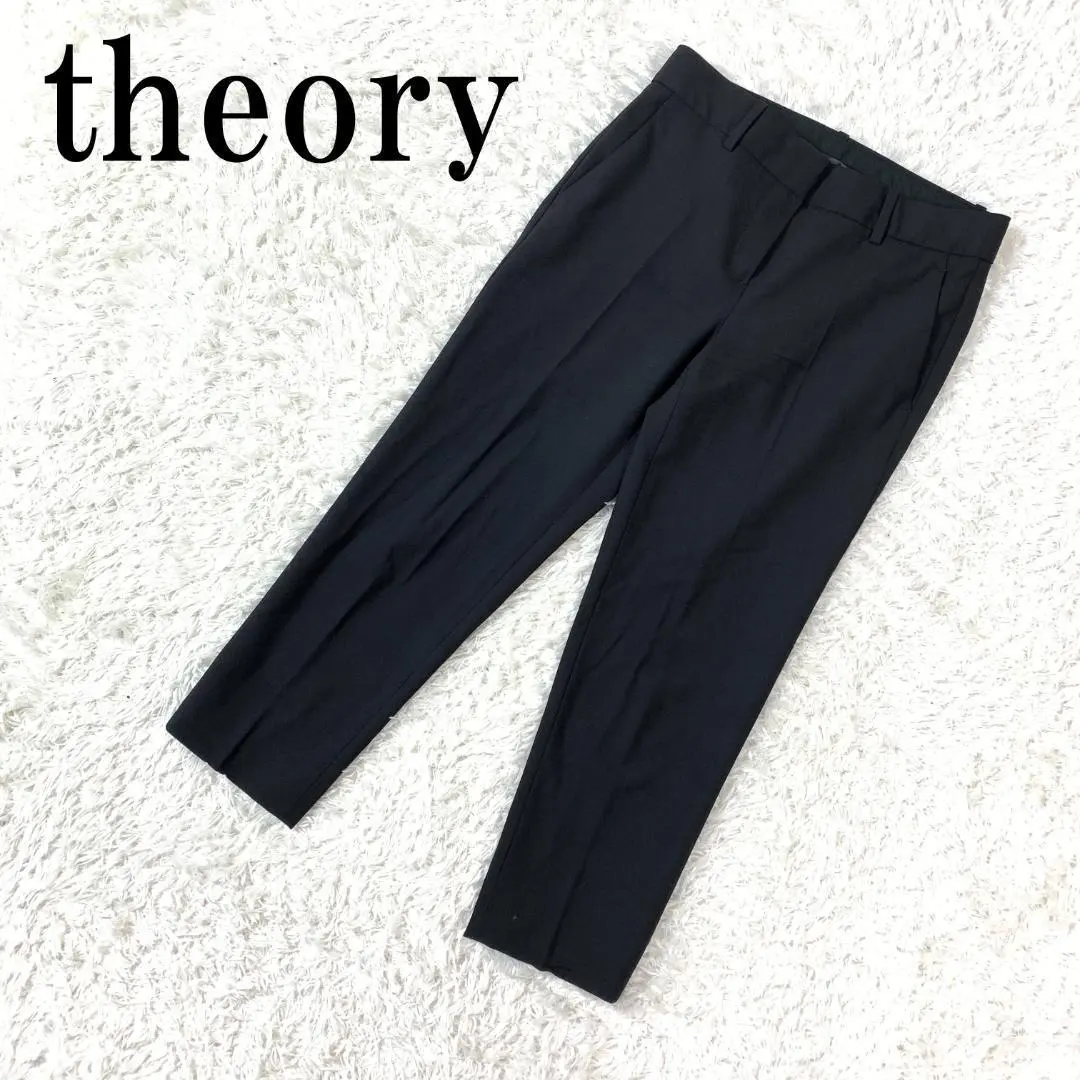 Thumbnail of Theory Slacks Casual Pants Wool Ankle Length Black 00 B9852