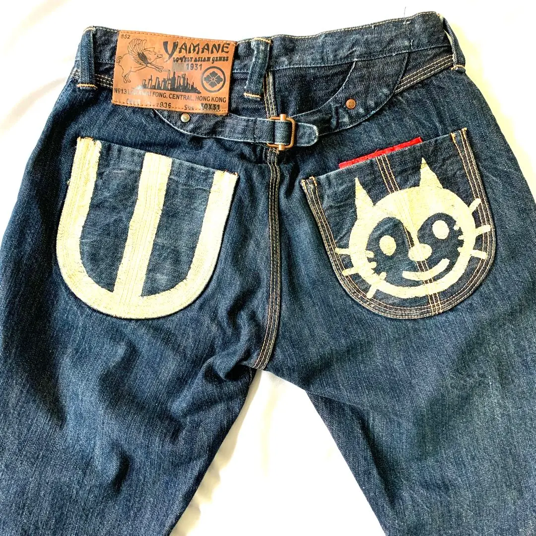エヴィスジーンズ YAMANE 刺繍デニムパンツ 29×32 loot0004 エヴィスジーンズ YAMANE 刺繍デニムパンツ 29×32 loot0004