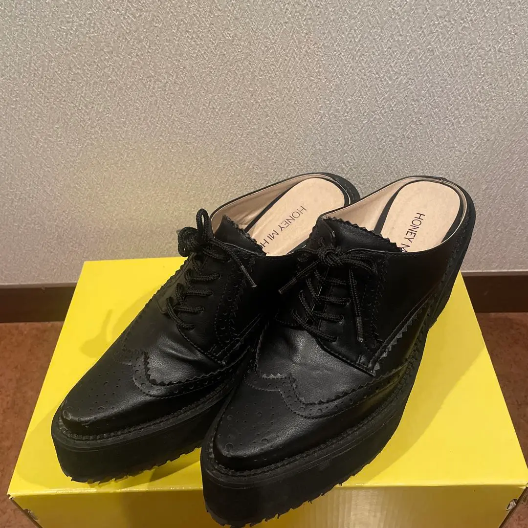 HONEY MI HONEY ローファーサイズS 白