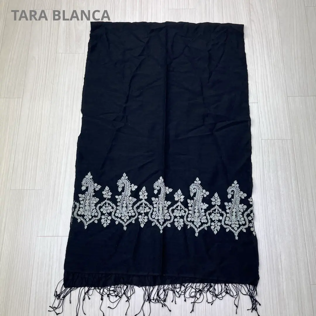 未使用タグ付き♡TARA BLANCA 大判ストール　総柄　ウールシルク 2025年最新】TARA BLANCA 小物の人気アイテム - メルカリ