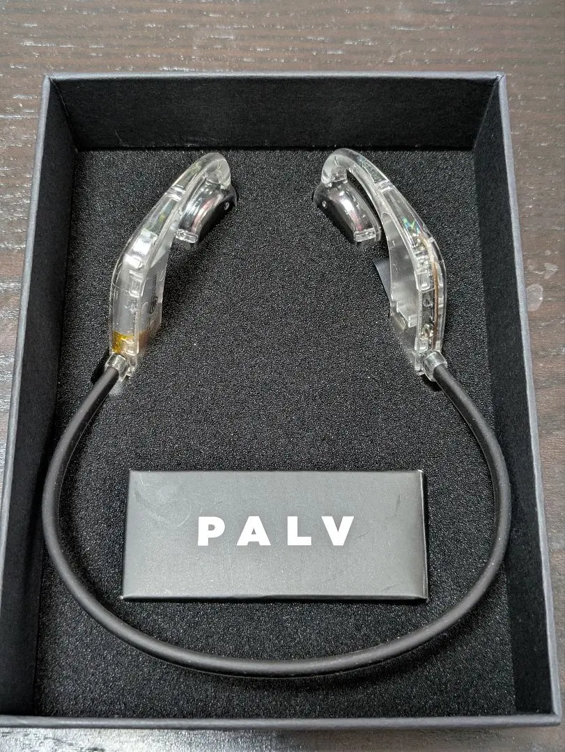 PALV 骨伝導イヤフォン　未使用（箱無し） PALV 骨伝導イヤホン (税込9,980円) (黒色)【翌日発送&送料無料