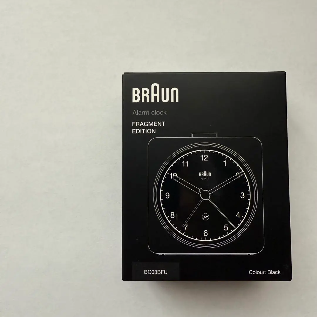 Fragment Braun コラボ時計 壁掛け用 ブラック