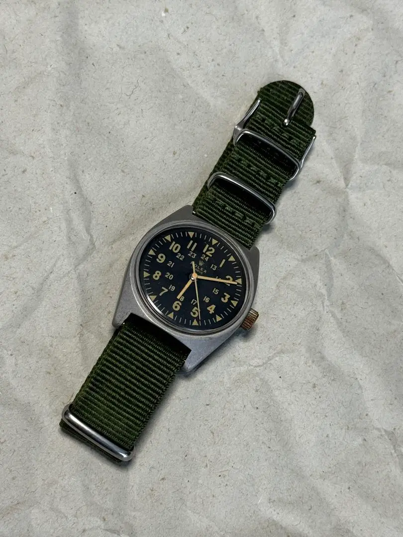 kjロレックス　軍用手巻き腕時計 ブラック文字盤 2025年最新】ROLEX 文字盤カラー：ブラック 手巻き時計の人気