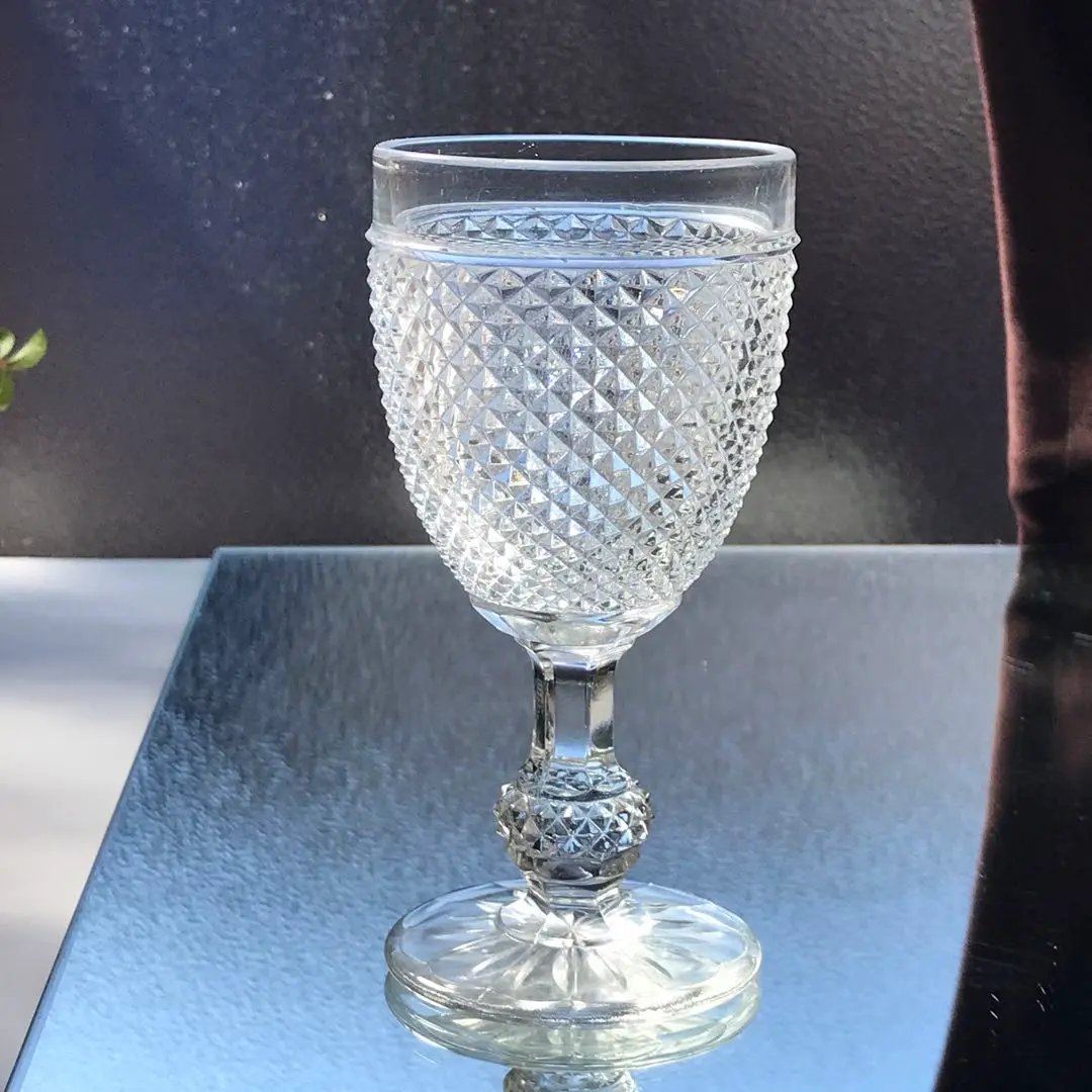 Baccarat バカラ/※19世紀 刻印有　ディアマンビゾー　長皿　トレイ Old Baccarat【Diamant Biseaux】ディアマン ビゾー/オールドバカラ