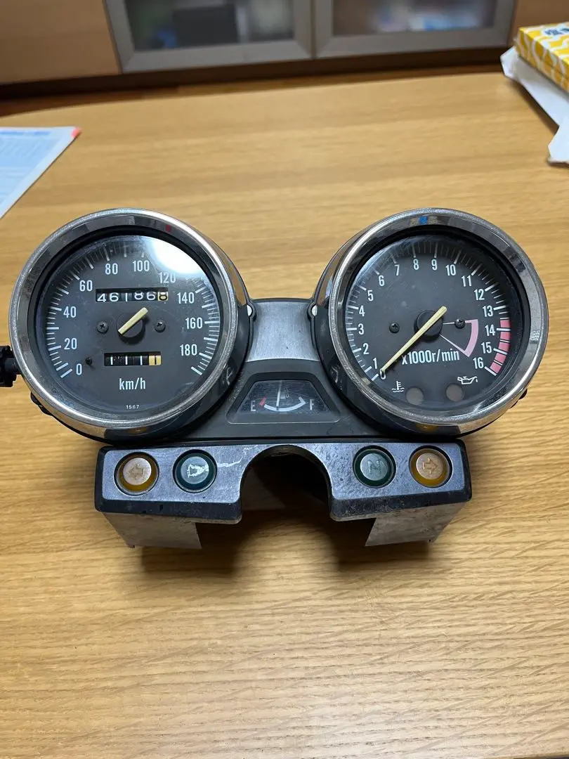 ZRX400純正？メーター カワサキ ZRX400 メーター 純正 中古 1994年式外し ZR400E-011